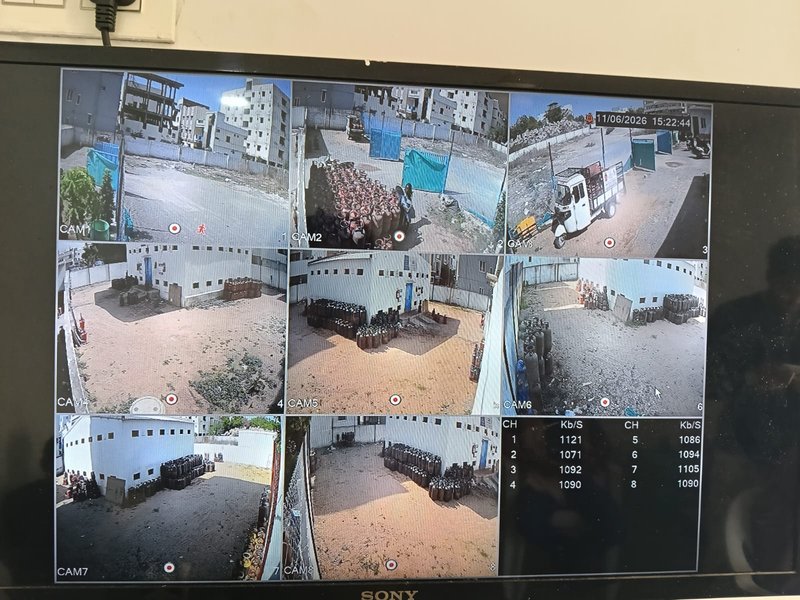 Commercial premises representing a CCTV installation